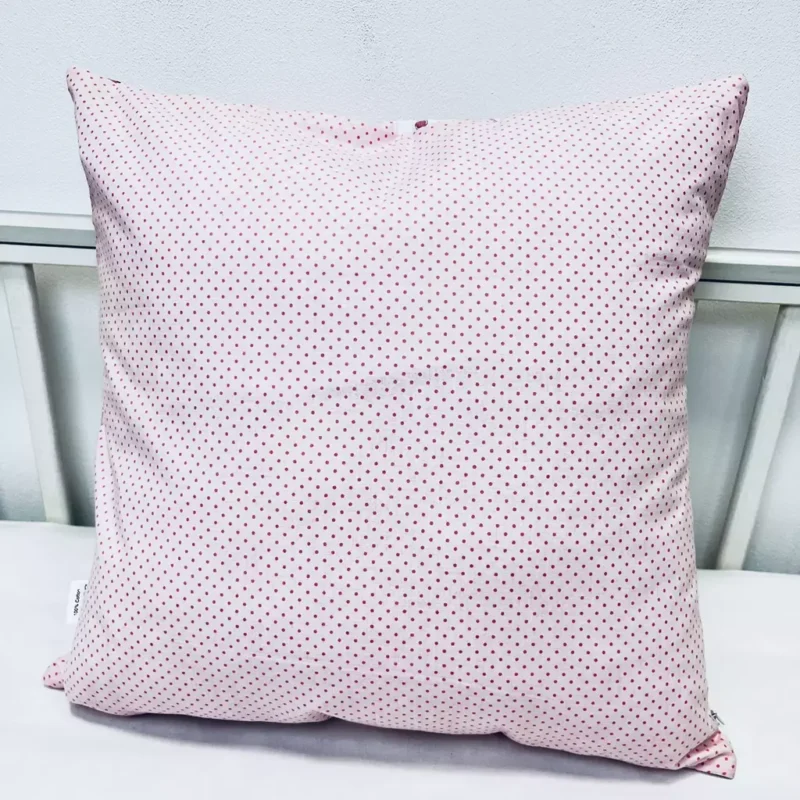 UNIKAT***Poszewka na poduszkę patchwork 40×40 Hummingbird pink - obrazek 4