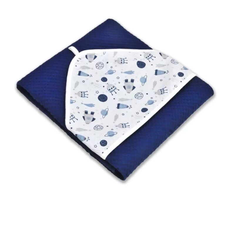 Ręcznik kąpielowy z kapturkiem Magic Space midnight blue