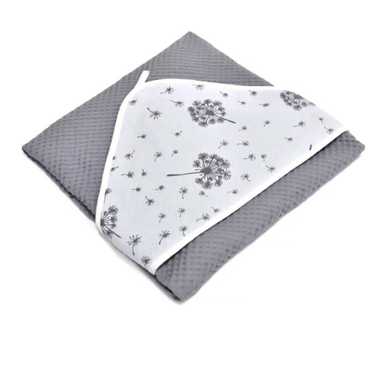 Ręcznik kąpielowy z kapturkiem Summer Wind grey