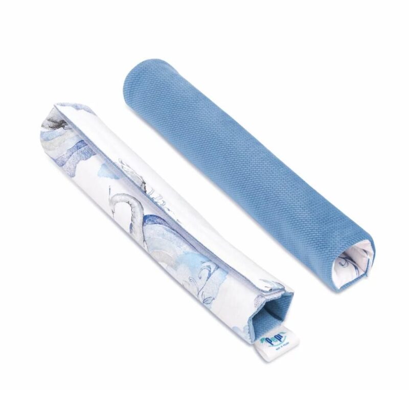 Zestaw 5-elementowy z wkładką do wózka Eledreams Blue z velvetem - obrazek 5