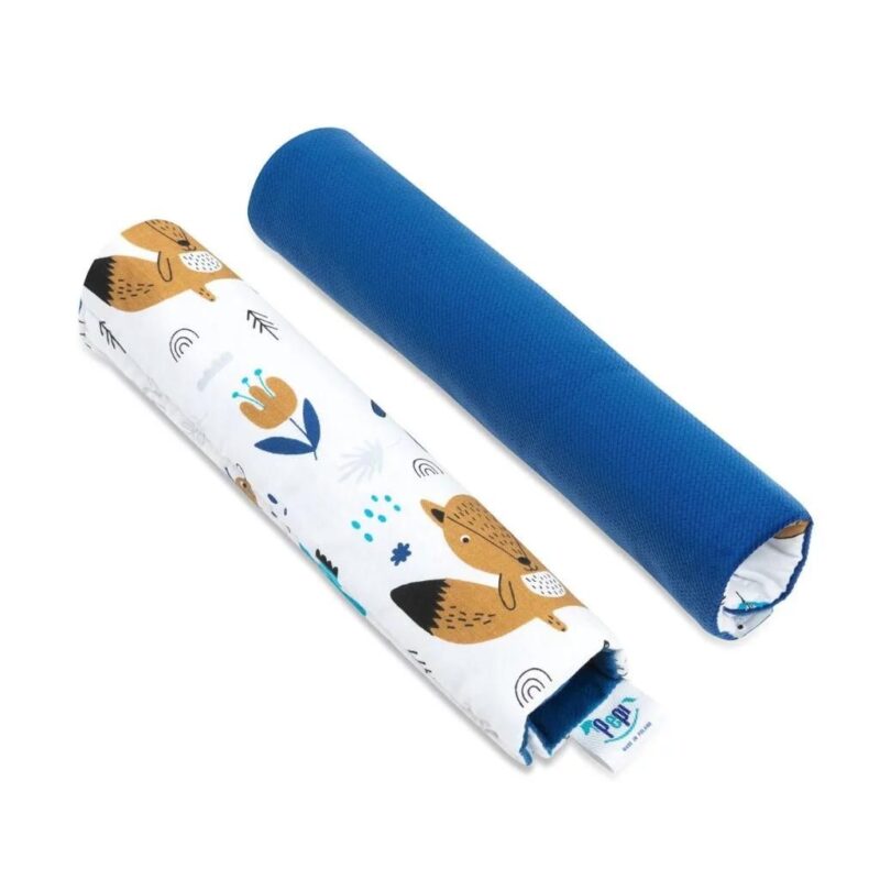 Wkładka do spacerówki - zestaw 5w1 - Blue Bear - bawełna/velvet - obrazek 4