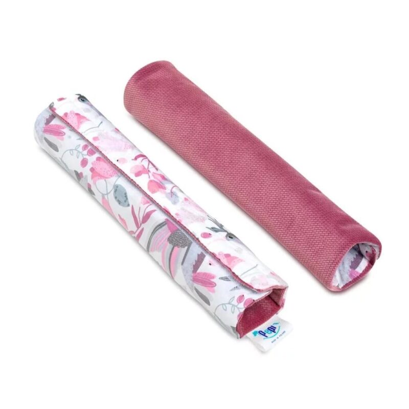 Wkładka do spacerówki - zestaw 5w1 - Hummingbird old rosa - bawełna/velvet - obrazek 3