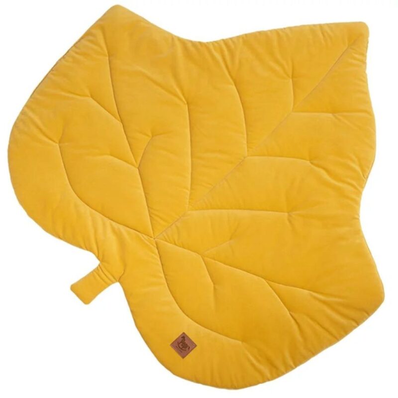 Mata do zabawy liść z velvetem honey