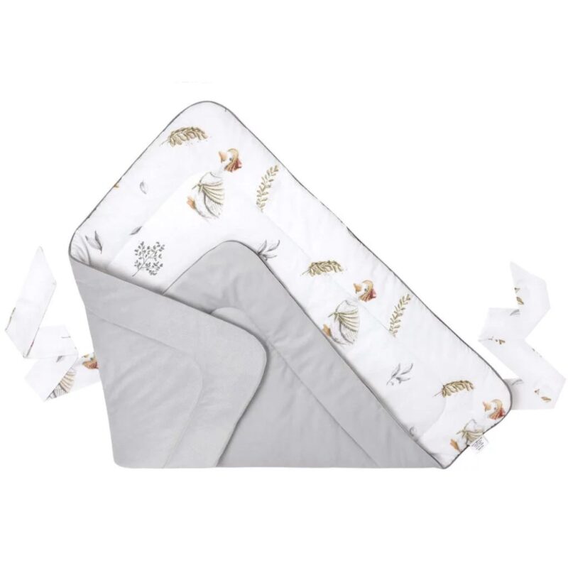 Zestaw kokon z rożkiem - Lady Goose - bawełna/velvet - obrazek 5