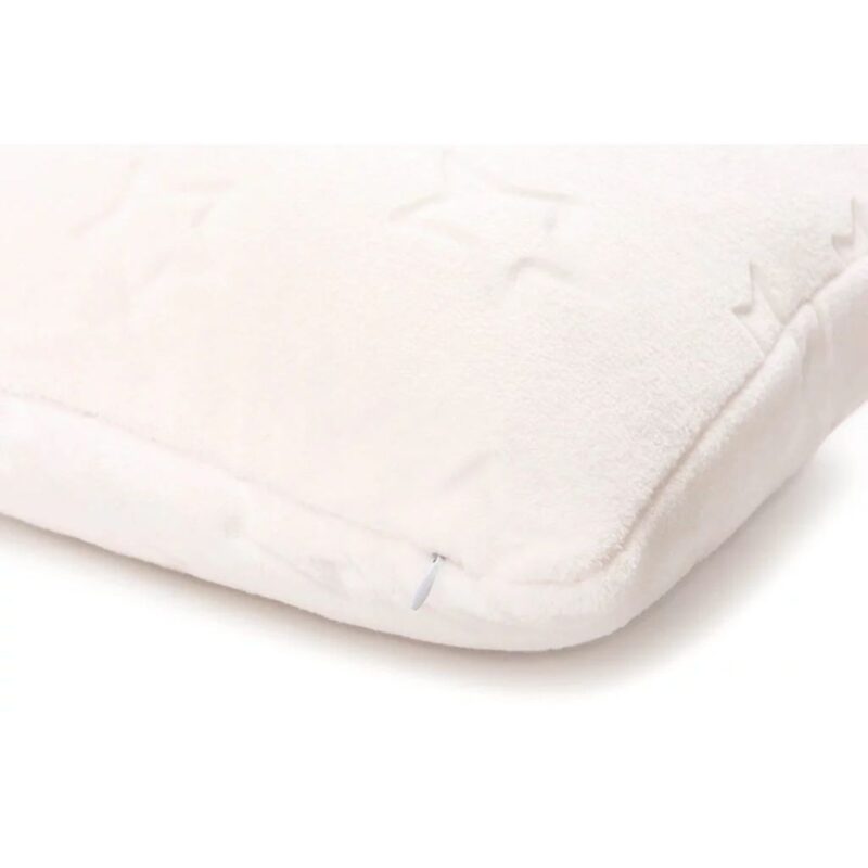 Poszewka na poduszkę z pluszu w gwiazdki 50x50 - cream - obrazek 3