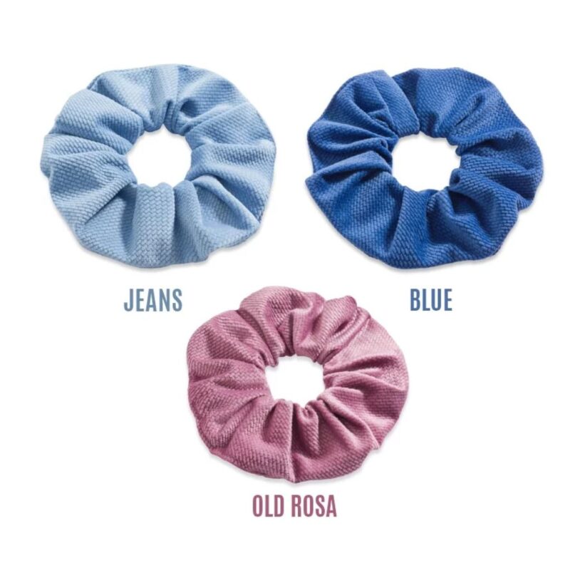 Gumka do włosów Scrunchie z velvetu (zestaw 4)
