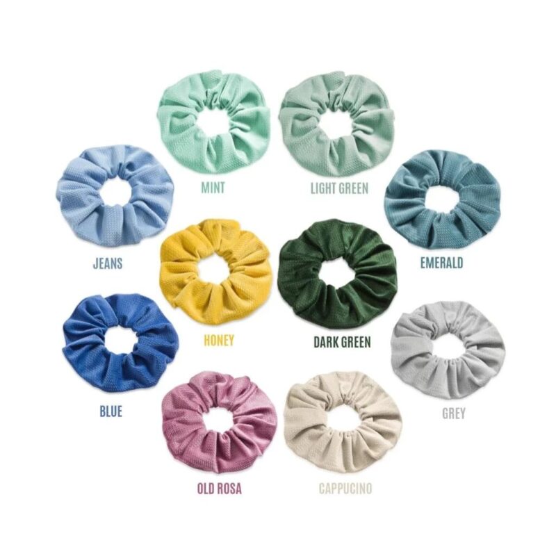 Gumka do włosów Scrunchie z velvetu  (10-pack mix)