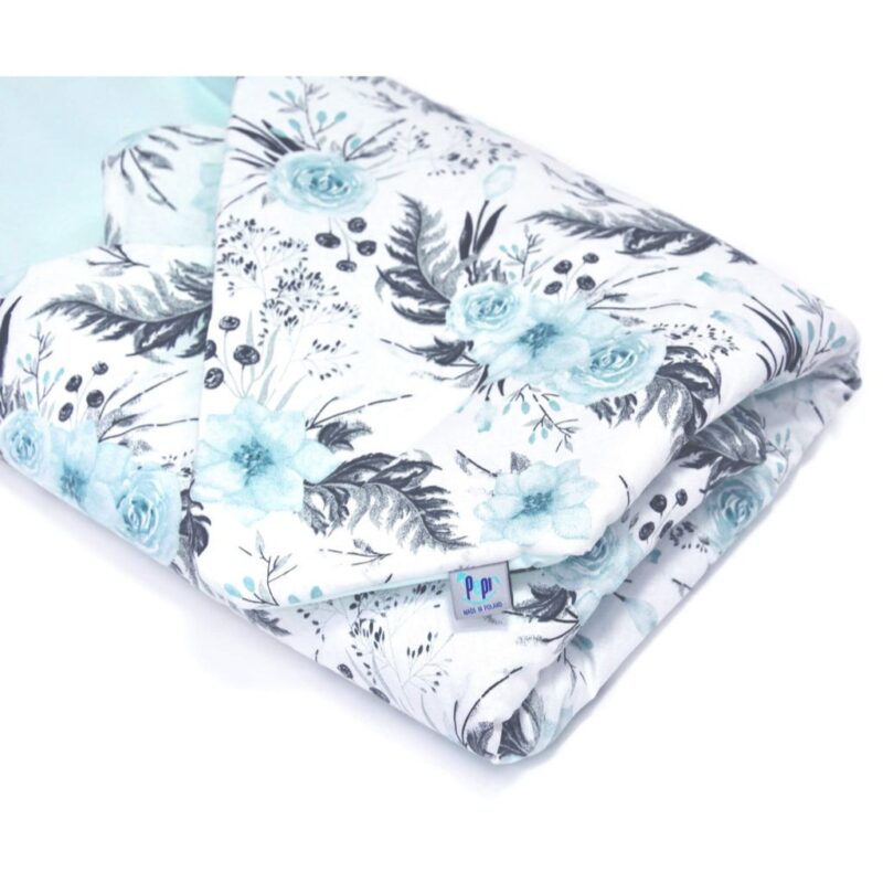 OUTLET***Rożek zapinany na rzep - Garden Mint - bawełna - obrazek 3