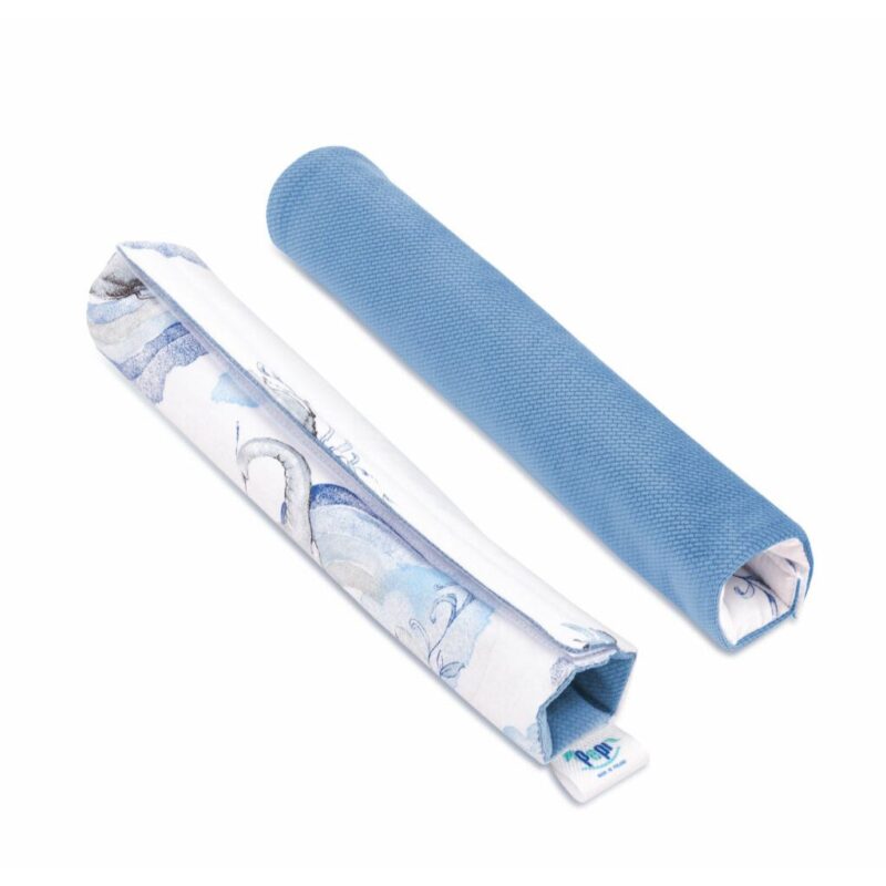 Ochraniacze na pasy do wózka Eledreams Blue z velvetem