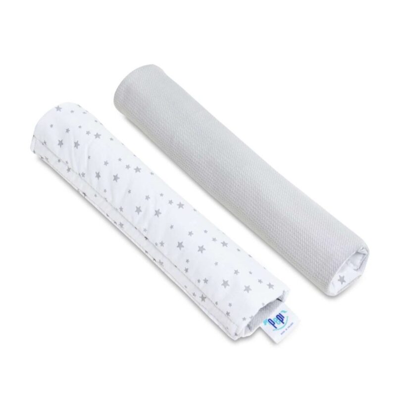 Ochraniacze na pasy do wózka Grey Galaxy z velvetem