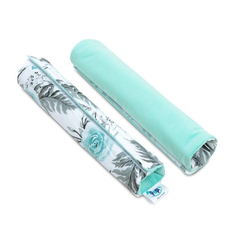 Ochraniacze na pasy do wózka Garden Mint z velvetem mint