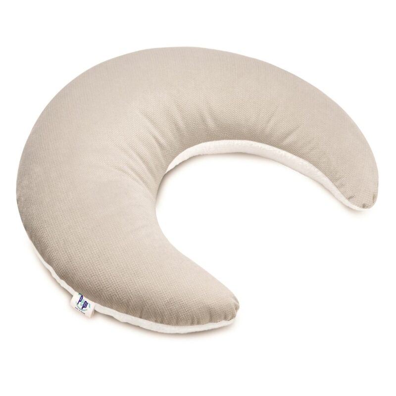 Poduszka KSIĘŻYC cappucino z pluszem - obrazek 2