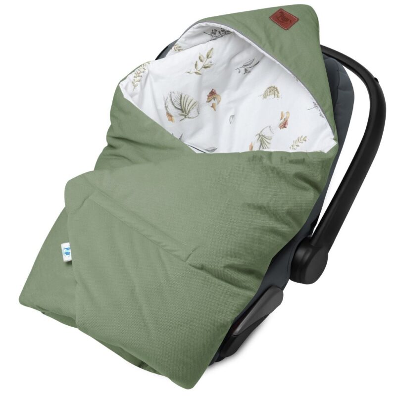 Otulacz do fotelika samochodowego - Lady Goose sage - obrazek 2