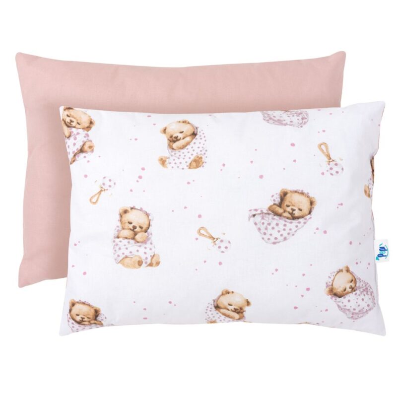 Poduszka puchata 30x40 White Sleeping Teddy Bear