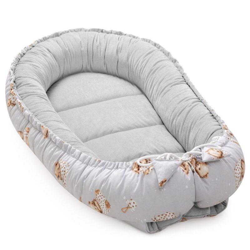 Kokon - Sleeping Teddy Bear - bawełna/velvet - obrazek 2