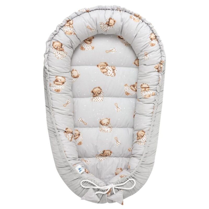 Kokon - Sleeping Teddy Bear - bawełna/velvet - obrazek 3