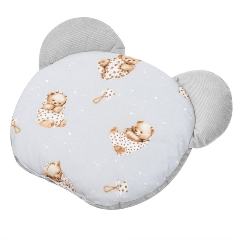Poduszka płaska MIŚ Sleeping Teddy Bear z velvetem