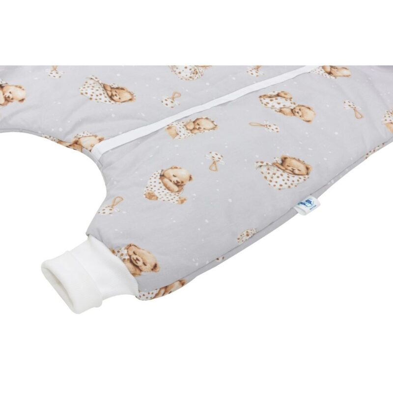 Śpiworek bawełniany z nogawkami do spania Sleeping Teddy Bear - obrazek 4