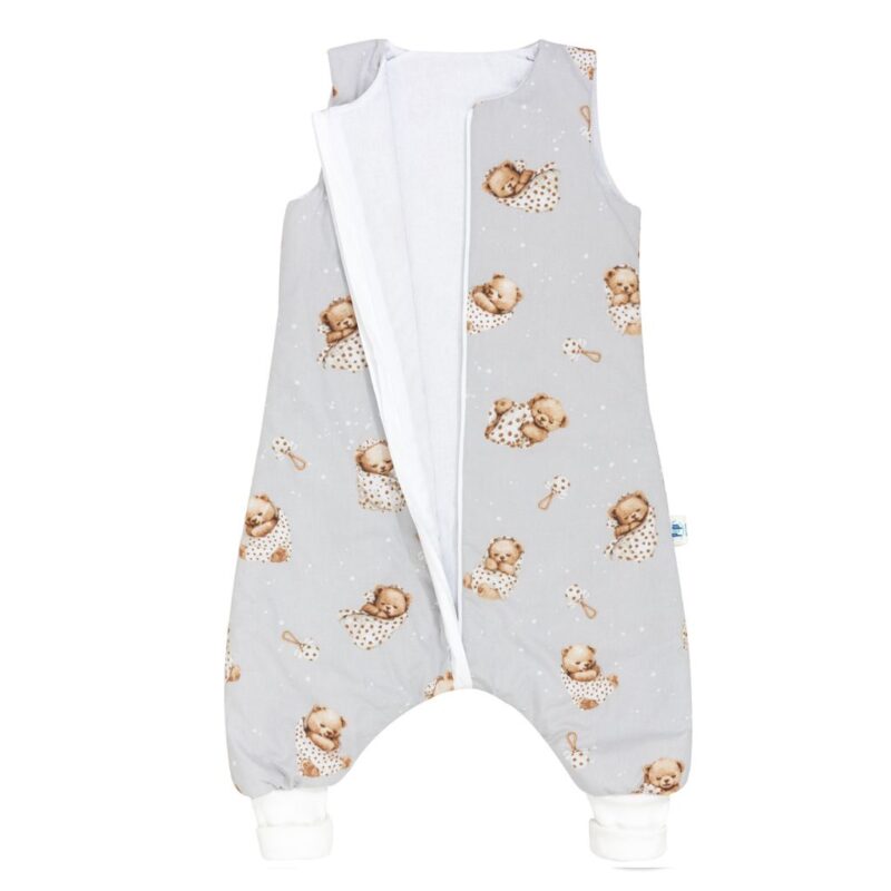 Śpiworek bawełniany z nogawkami do spania Sleeping Teddy Bear - obrazek 2