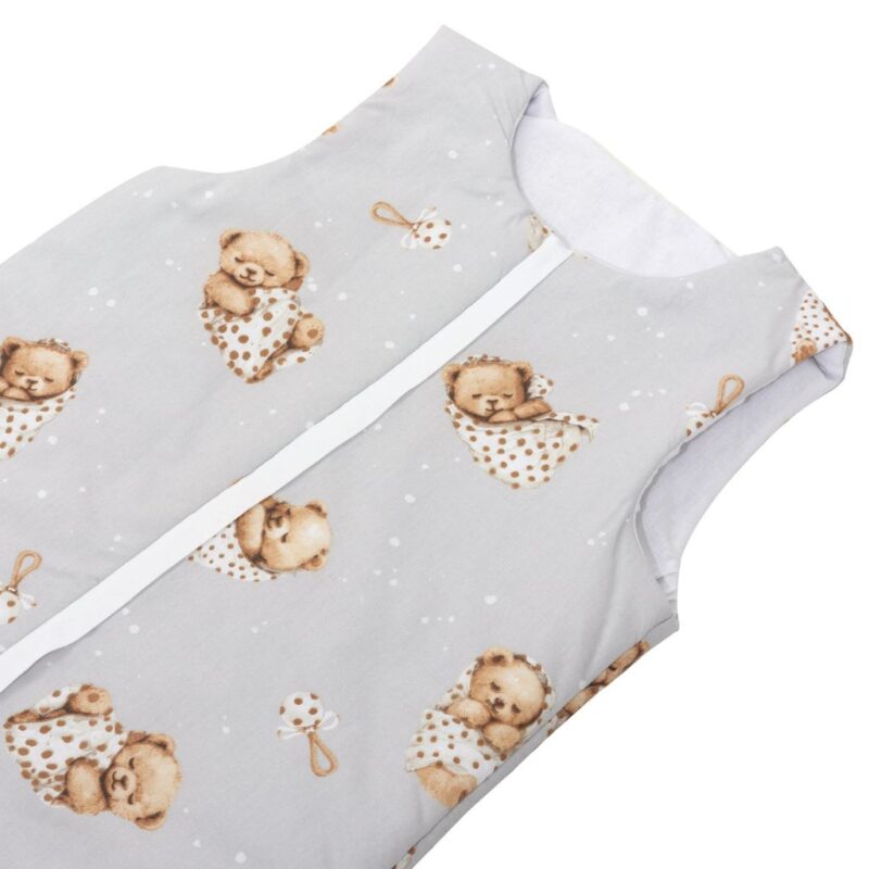 Śpiworek bawełniany z nogawkami do spania Sleeping Teddy Bear - obrazek 3