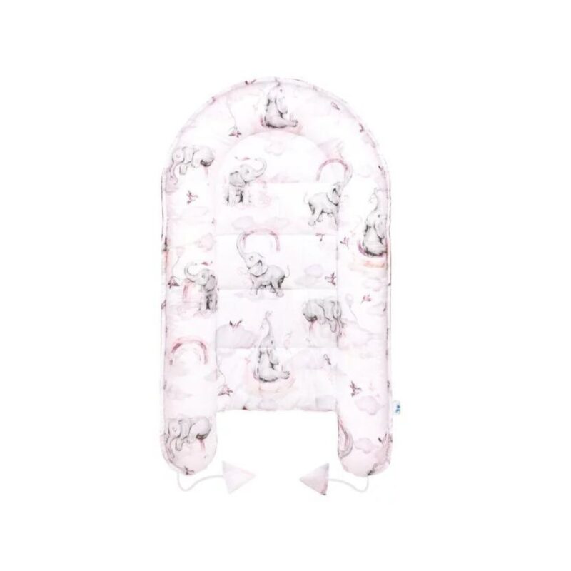 Wyprawka niemowlęca 5-elementowa - Eledreams Pink - bawełna/velvet - obrazek 6