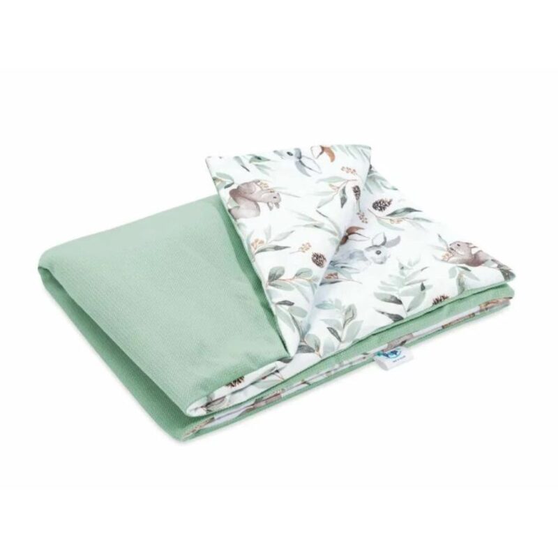 Wyprawka niemowlęca 5-elementowa - Green Groove - bawełna/velvet - obrazek 5