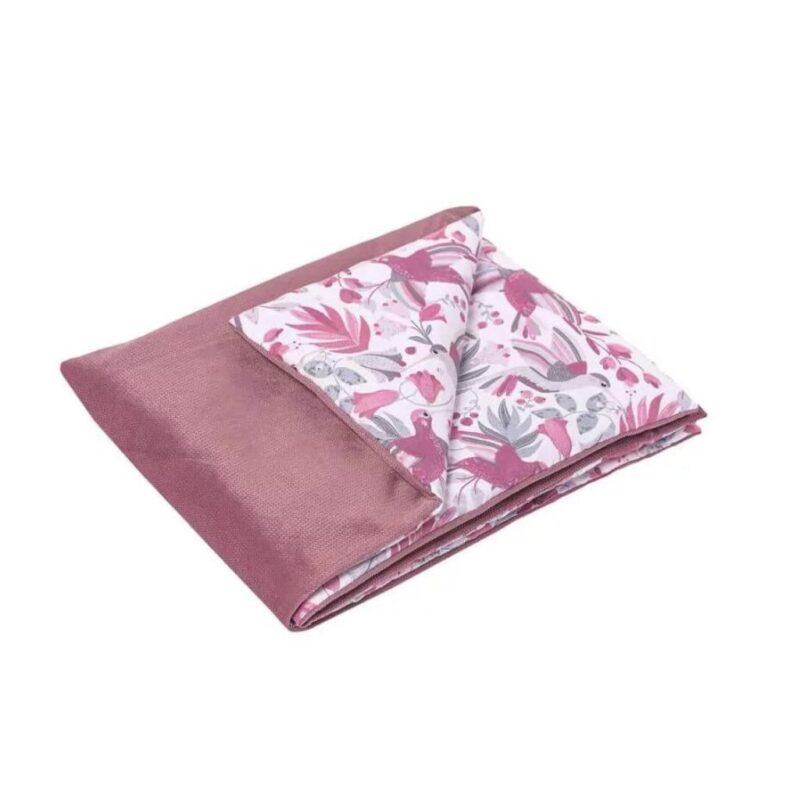 Wyprawka niemowlęca 5-elementowa - Hummingbird old rosa - bawełna/velvet - obrazek 6