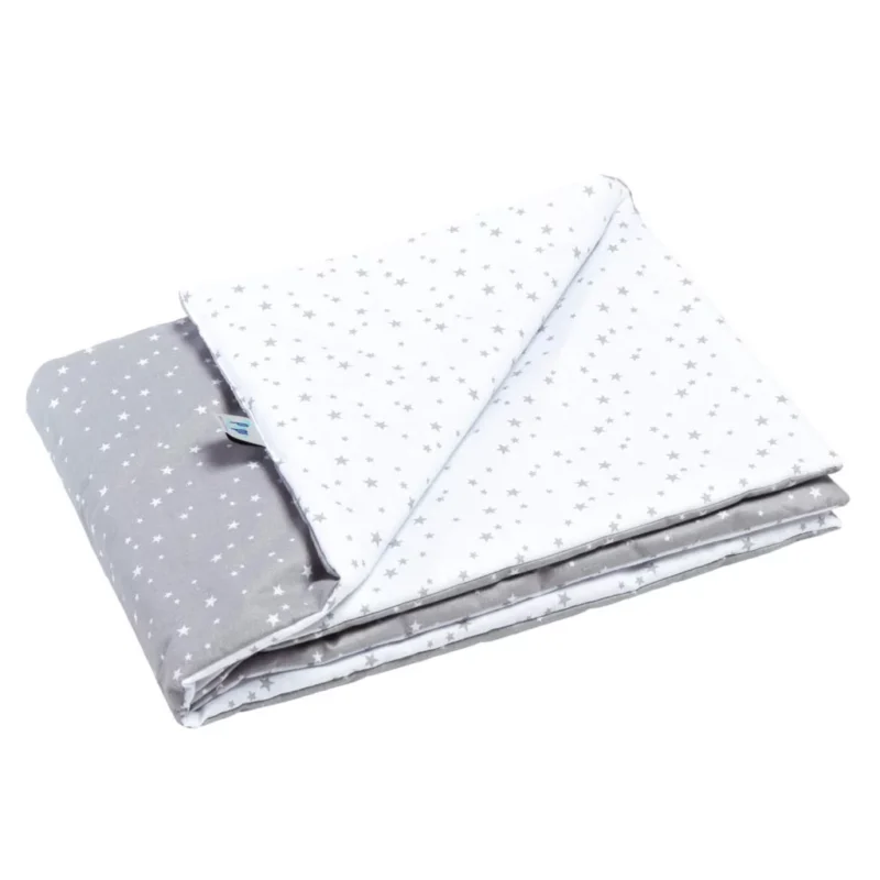 Kołderka 55×75 - Grey Galaxy - bawełna