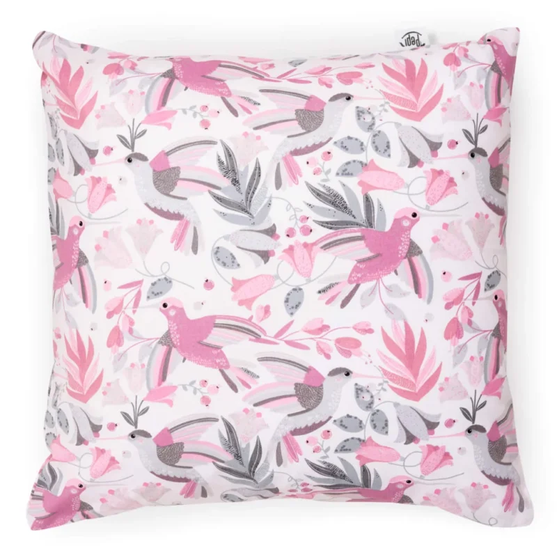 Bawełniana poszewka 40x40 na poduszkę z suwakiem Hummingbird