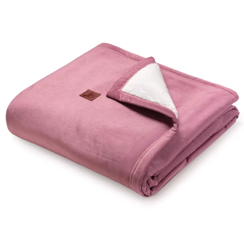 Koc 140×200 Royal Comfort Old Rosa