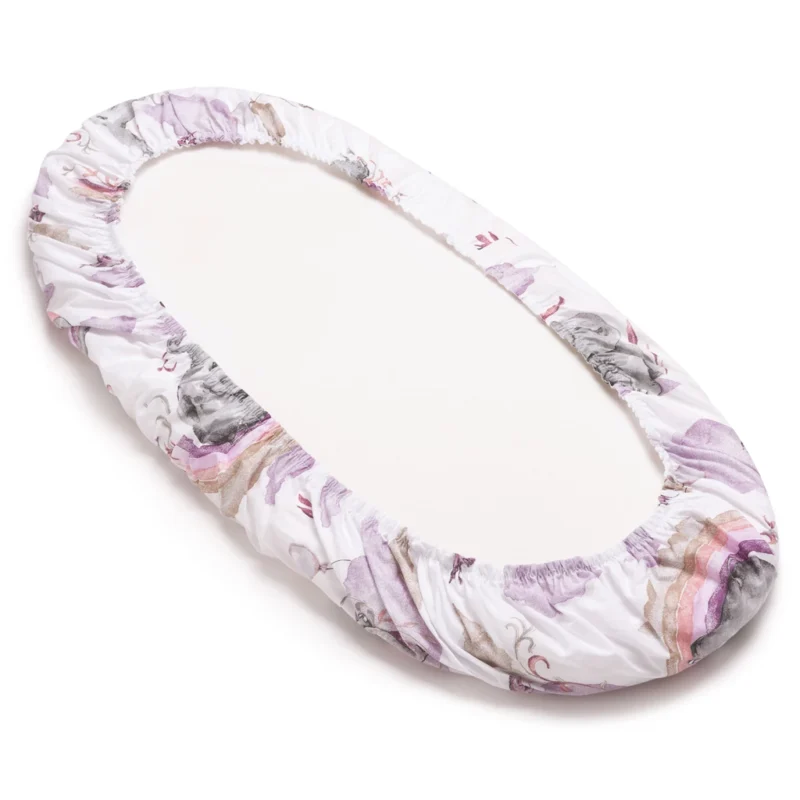 UNIKAT***Prześcieradło z gumką do gondoli Eledreams Pink - obrazek 3