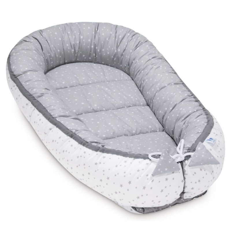 Komfortowy dwustronny kokon - Grey Galaxy