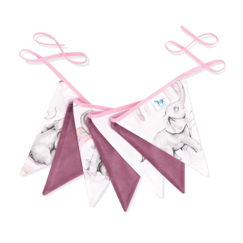 Girlanda Eledreams Pink z velvetem