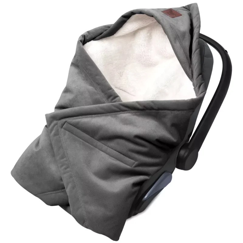 Kocyk do fotelika samochodowego Royal Comfort z velvetem grey