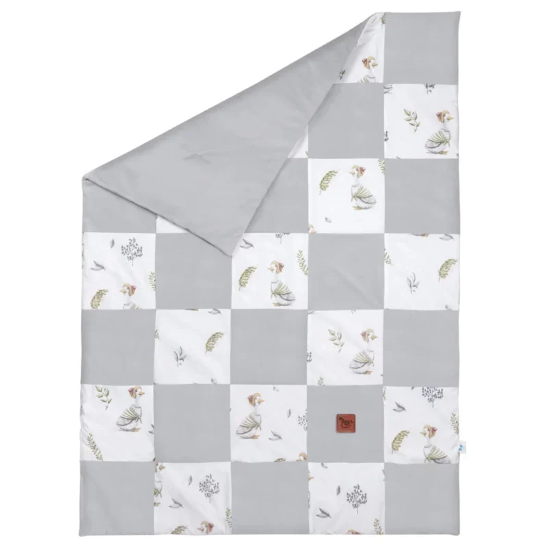 Kołderka patchwork 100×140 Lady Goose z velvetem