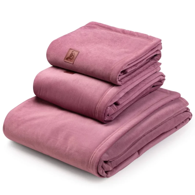 Koc 140×200 Royal Comfort Old Rosa - obrazek 2