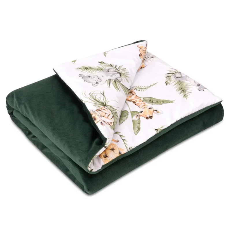 Kołderka 75×100 - Afrimals - bawełna/velvet
