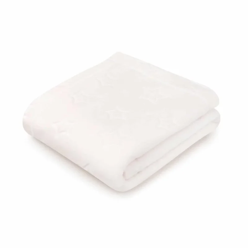 Kocyk pluszowy z gwiazdkami 70×100 cream