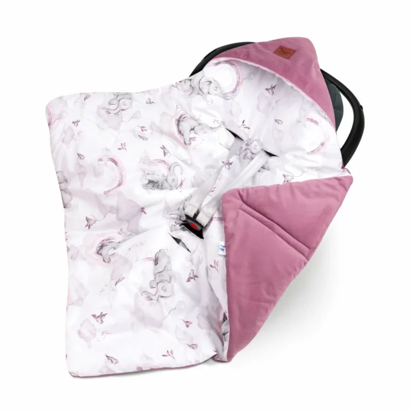 Otulacz do fotelika samochodowego - Eledreams Pink