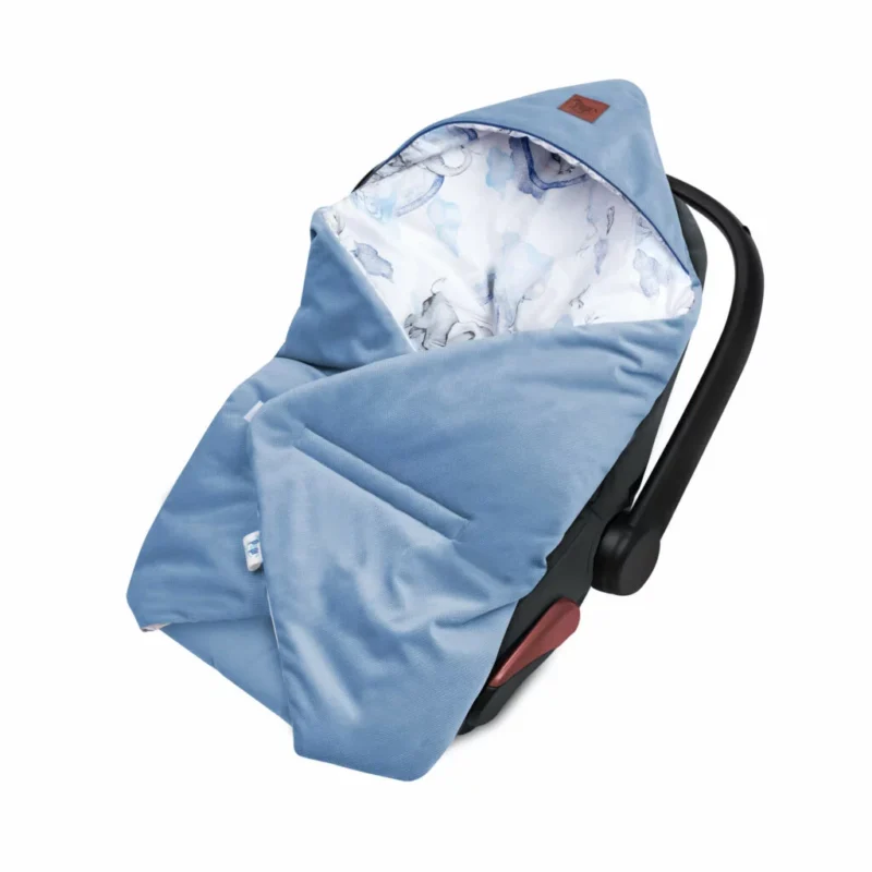 Otulacz do fotelika samochodowego - Eledreams Blue - obrazek 2
