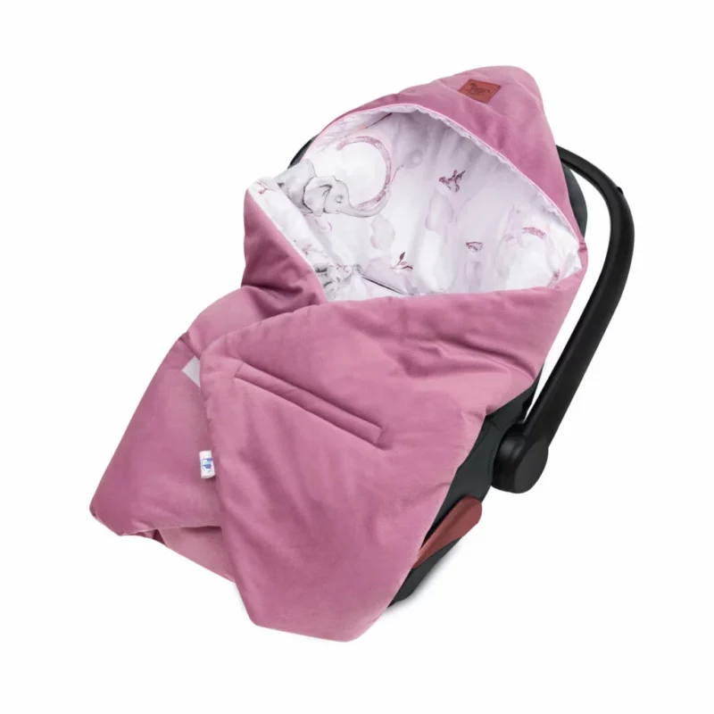 Otulacz do fotelika samochodowego - Eledreams Pink - obrazek 2