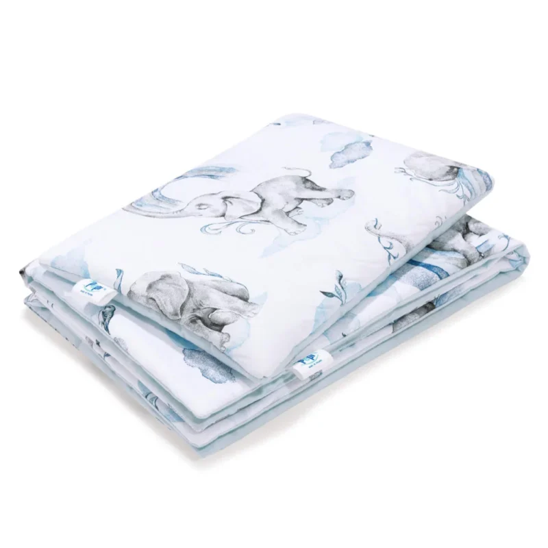 Wyprawka niemowlęca 6-elementowa - Eledreams Blue - bawełna - obrazek 4
