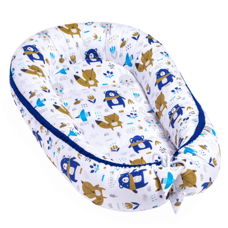 Komfortowy dwustronny kokon - Blue Bear