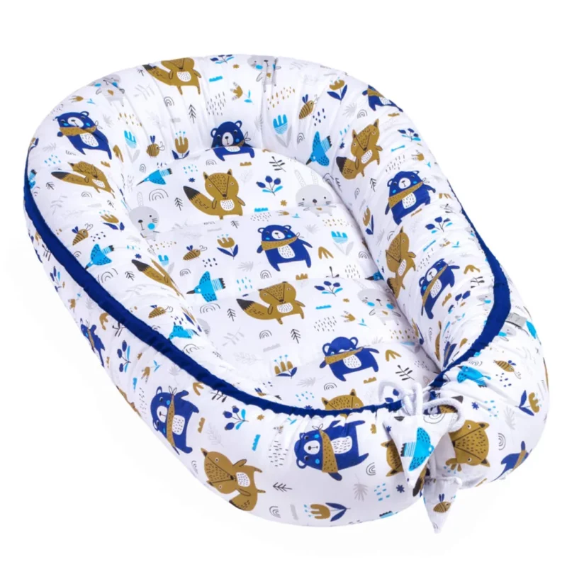 Wyprawka niemowlęca 5-elementowa - Blue Bear - bawełna - obrazek 2
