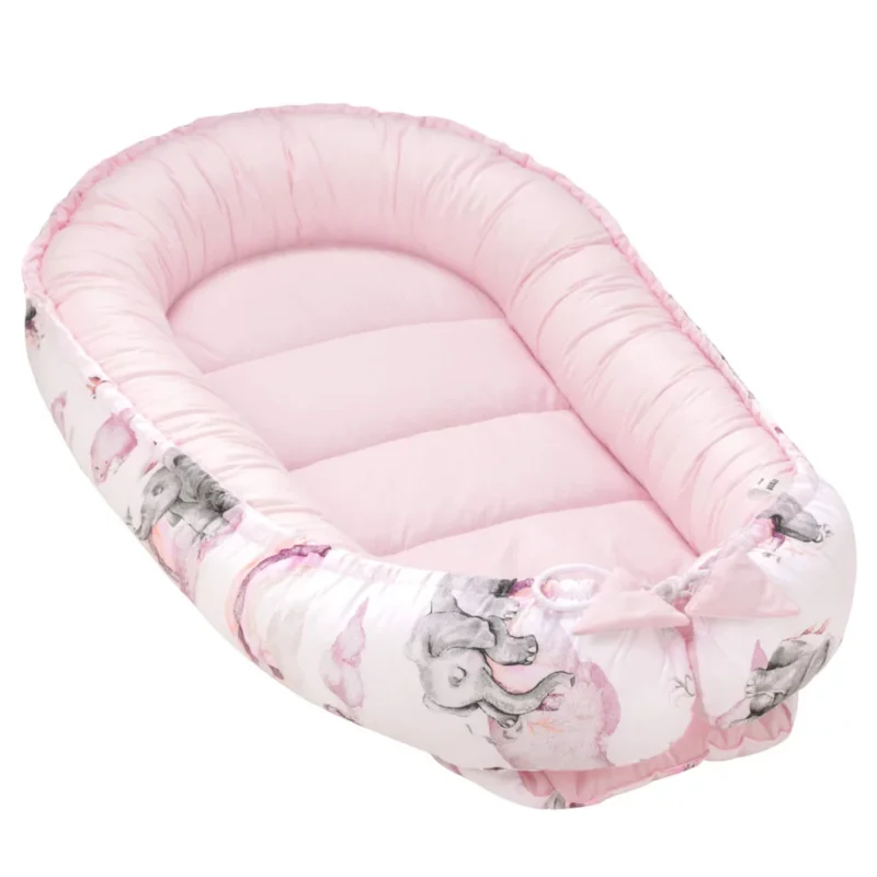 Wyprawka niemowlęca 6-elementowa - Eledreams Pink - bawełna - obrazek 3