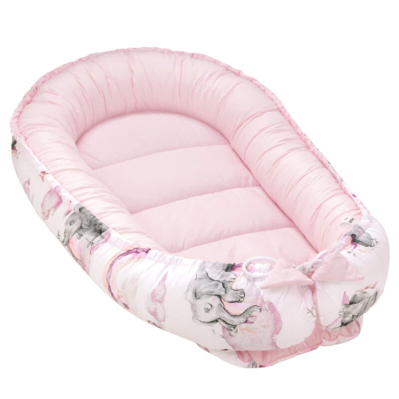 Komfortowy dwustronny kokon - Eledreams Pink - obrazek 4