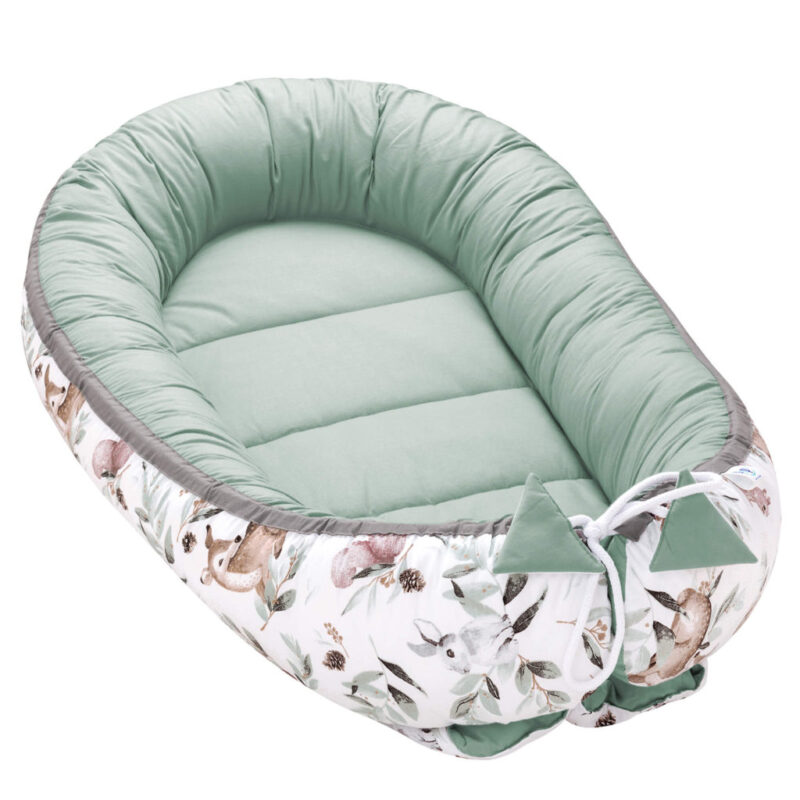 Kokon - Green Groove Sage - bawełna - obrazek 3