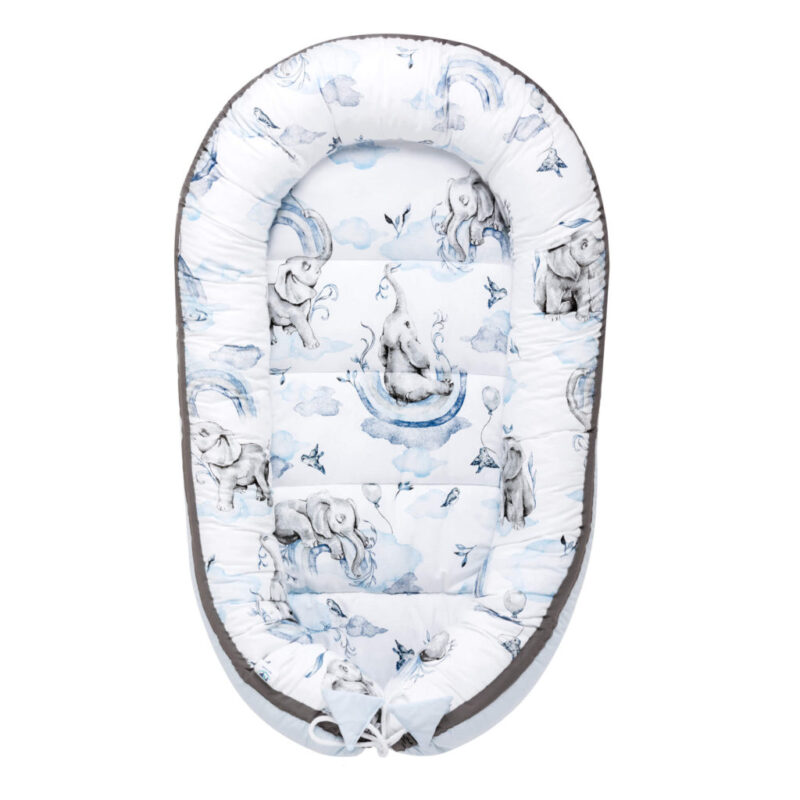 OUTLET***Kokon - Eledreams Blue - bawełna (412) - obrazek 3