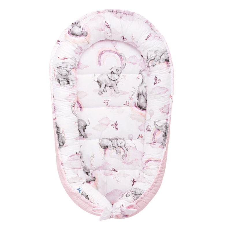 Komfortowy dwustronny kokon - Eledreams Pink - obrazek 2