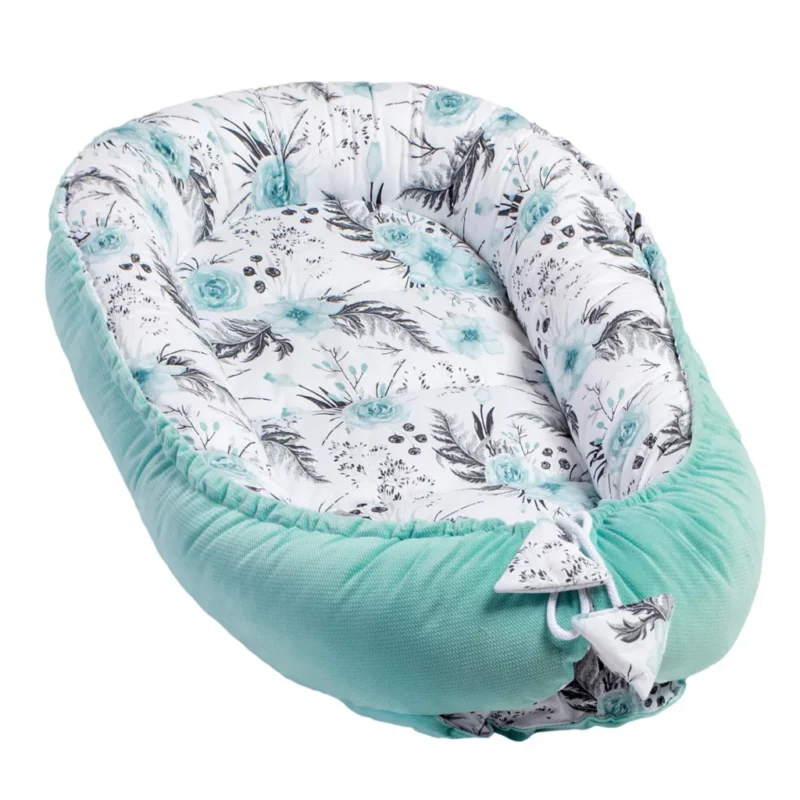 Kokon - Garden Mint - bawełna/velvet